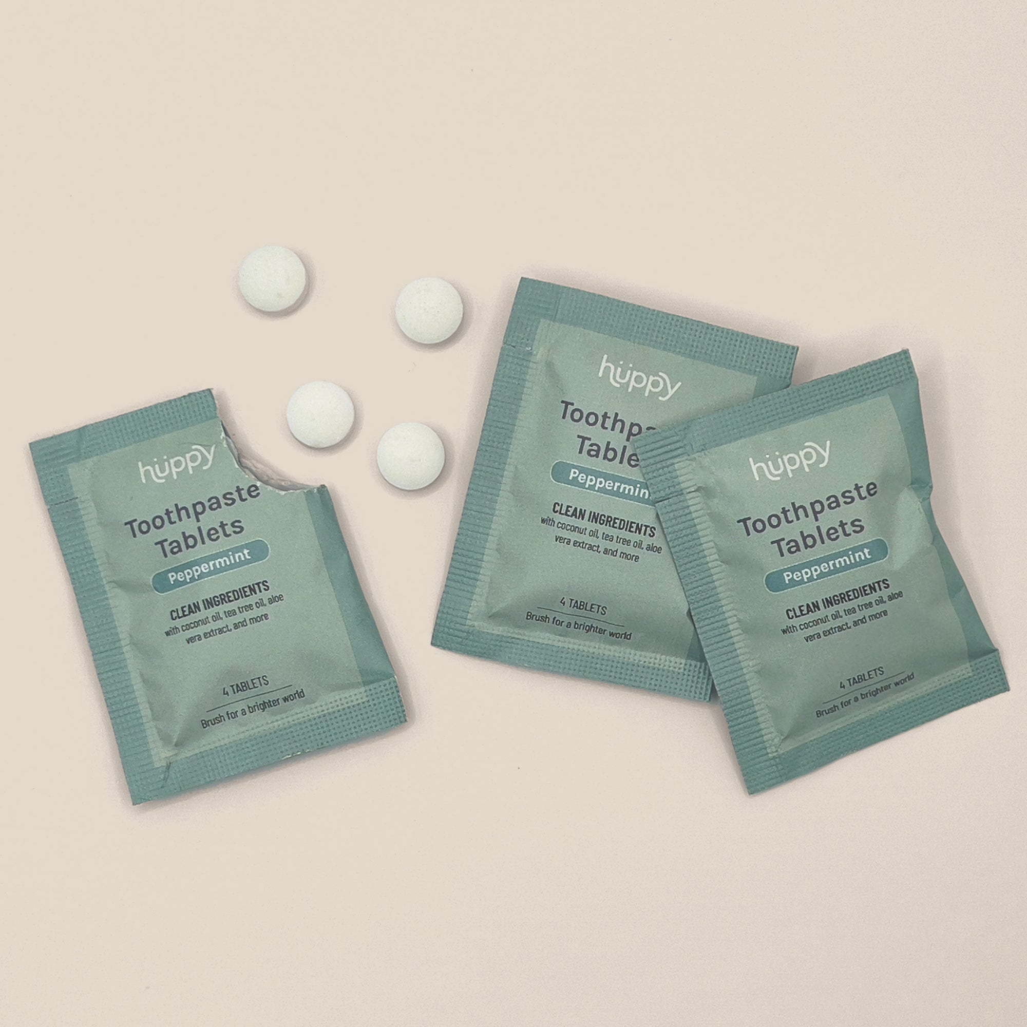 Toothpaste tablets Peppermint - 4 tablets per pack