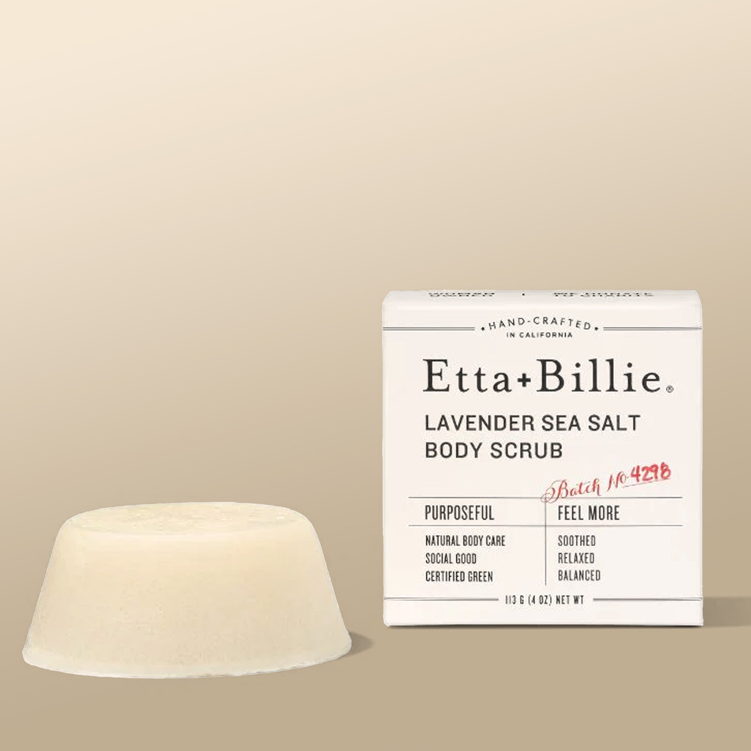 Sea Salt Body Scrub Bar