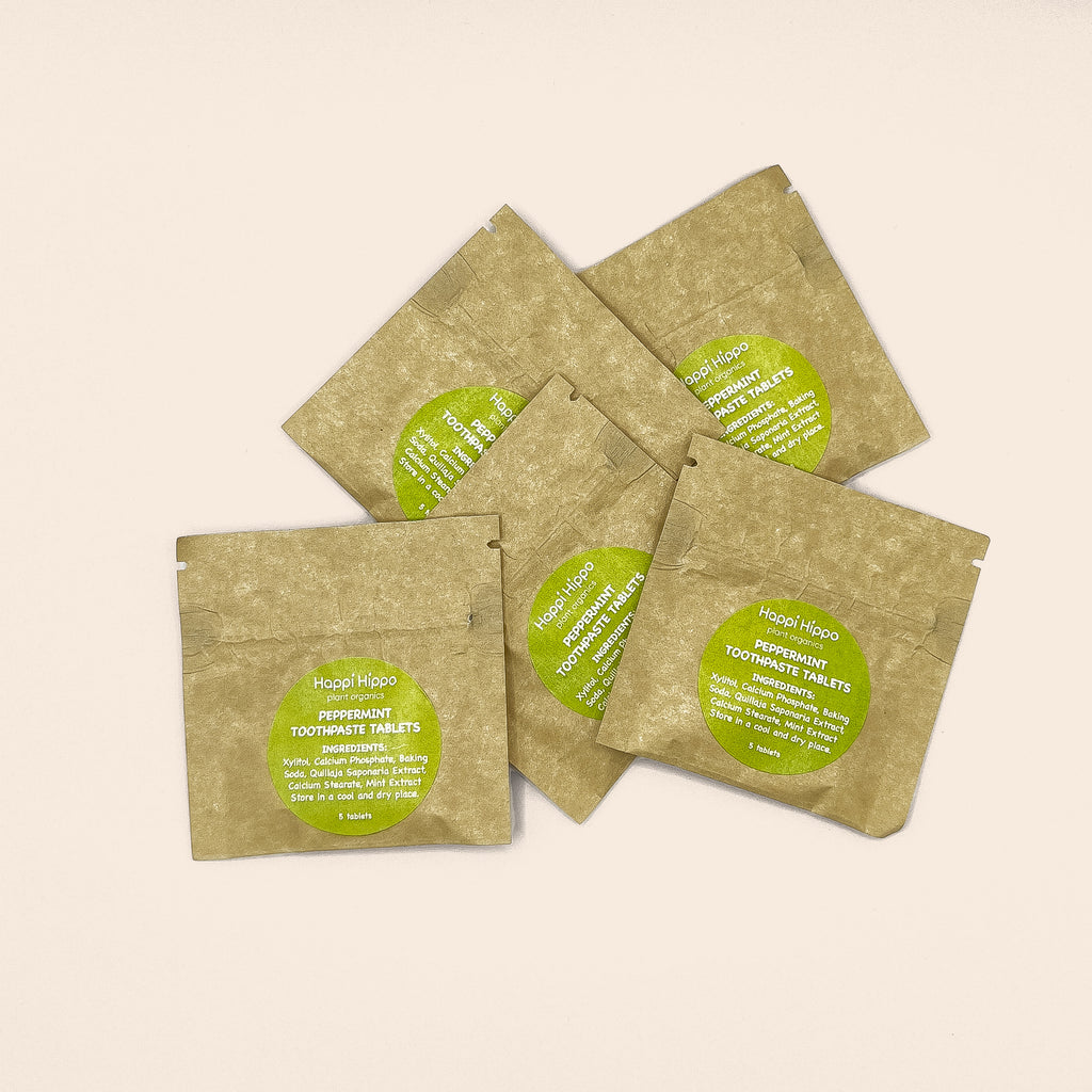 Sealed Peppermint Travel Toothpaste Travel Packs