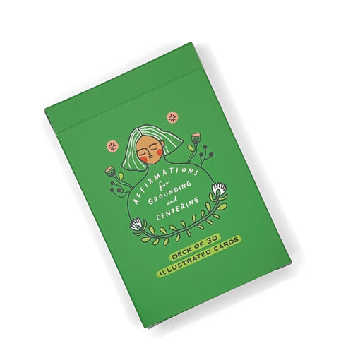 Affirmations for Grounding and Centering Card Deck - Good Spark