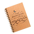 The Mountains Are Calling Wood Journal - Good Spark